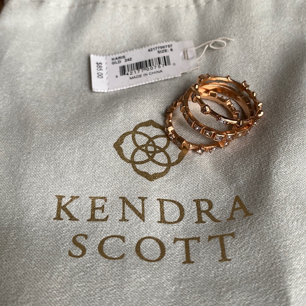 Kendra Scott Rose Gold Stackable Rings